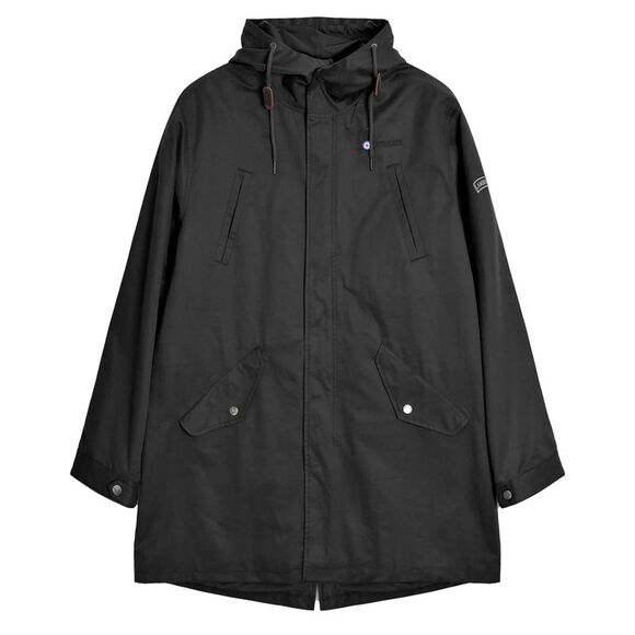 Lambretta Mens Shower Resistant Parka / Black